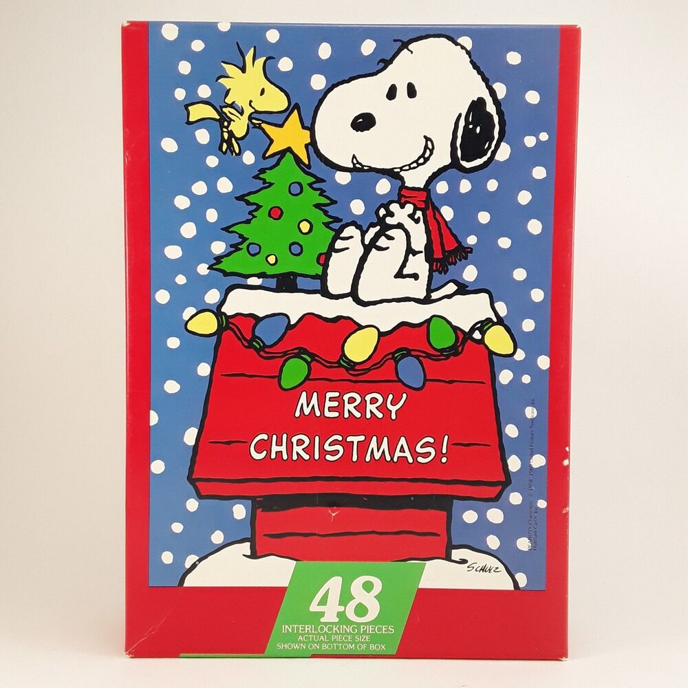 48pc Puzzle, Snoopy's Christmas, Woodstock Peanuts Merry Christmas , Hallmark